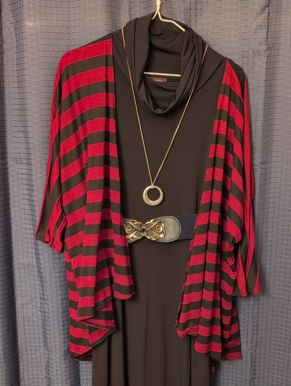 Like New LuLaRoe Striped Kimono Jacket Medium